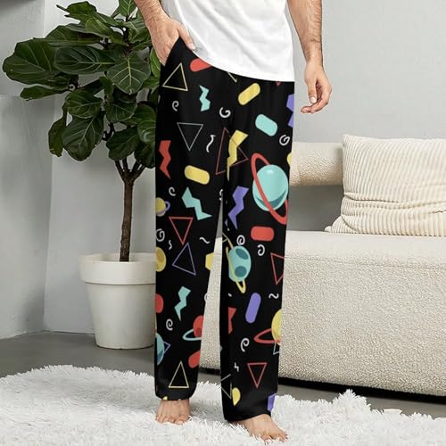 Arcade Carpet Men's And Women's Comfortable Casual Pajama Pants with Drawstring3