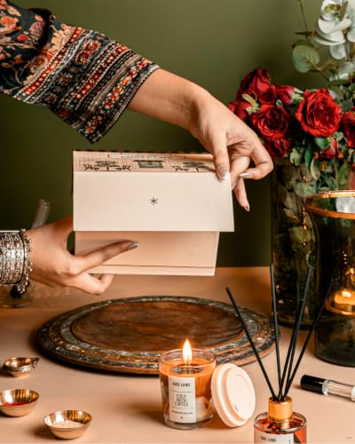 Image of Rad Living Candle Cafe Matcha Gift Box | Green Matcha Scented | 100g Soy Wax Candle | Up to 18+ Hours Burn Time | Hand-Poured | Reed Diffuser & Room Spray