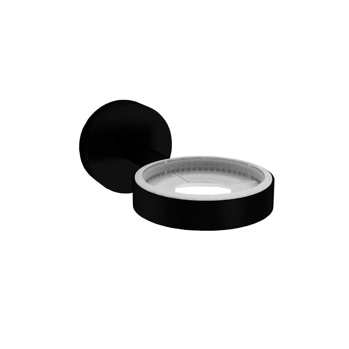 Baketo 52153 Baketo 2" Wall Mounted Towel Ring - Matte Black