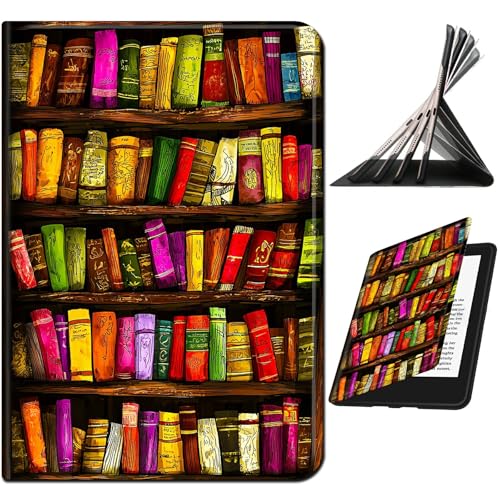 RWUTYTIUL Schutzhülle für Kindle Scribe 10,2 Zoll (2022/2024), stoßfest, Smart-Schutzhülle, Multi-Winkel-Ansicht, Tablet-Abdeckung für Damen und Herren, mit automatischer Sleep/Wake-Funktion