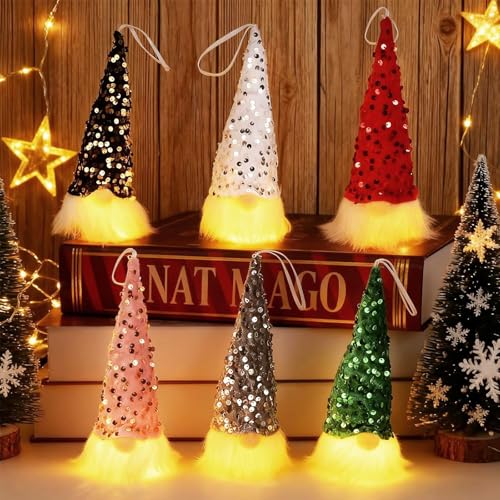 IGUGI 6 Stück Weihnachtsdeko Wichtel Weihnachten Deko Wichtel...