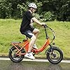 AIWARGOD 16" Small Folding Electric Bike, Max 40Miles Range(Pedal-Assist) & 22Mph Power by 500W Motor, Foldable E-Bike with Removable Battery, Front Suspension and Gift Electric Bicycle for Adults #1