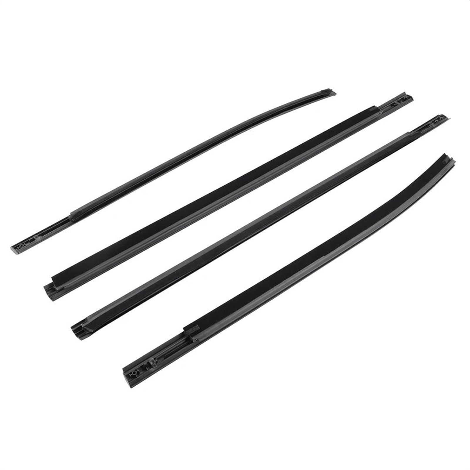 Snwdbh One Color 4 Car Weatherstrip Window Seal Belt For Ranger Px Xlt 2012-2021 Door Outer Rubber Sealing Strips Moulding Trims Exterior Belt