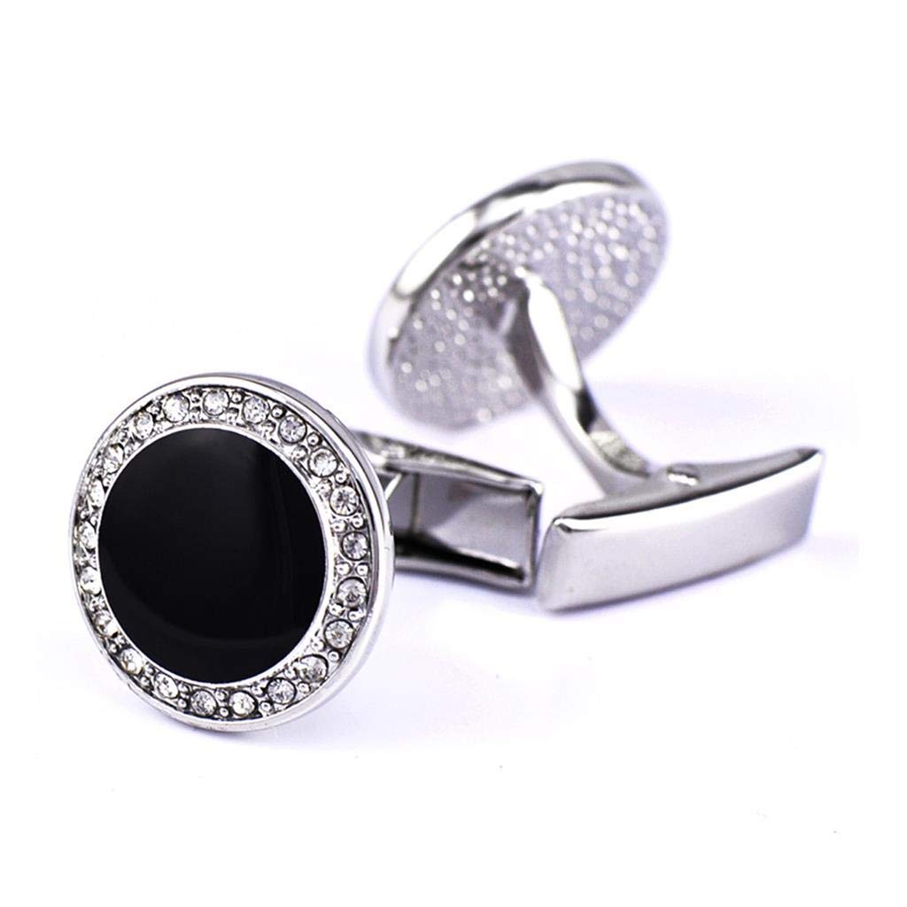 S&amp;W Wedding Cufflinks for Men Cuffs with Gift Box Business for Tuxedo Shirt