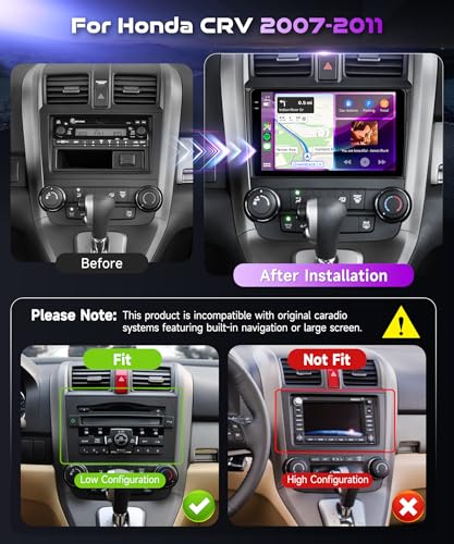 Image of [4G+128G] for Honda CRV 2007-2011 Android Car Stereo Radio