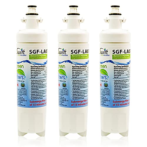 Swift Green Filters Lfx31925St Sgf-La07 (3 Pack) Lt700-P, 04609690000, 09690, 46-9690, Adq36006102, Adq36006101 Lg Replacement Water Filter, 3 Pack, 3 Pack, White #TOP17