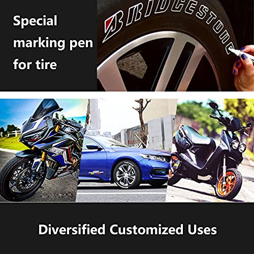 Chuir CH181029 Tire Marker Lettering Tire Paint Pen Markers Permanent Waterproof Oil Based Paint Markers thumb #6
