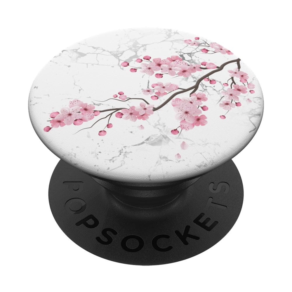 Sakura Florist Pink Flower Japan Gift Floral Cherry Blossom PopSockets PopGrip: Swappable Grip for Phones & Tablets
