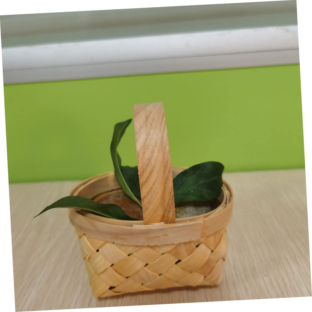 PRETYZOOM 15stücke Geflochtene Körbe Rustikale Hochzeits-blumenkörbe Mit Griffen Handgefertigte Wicker Box Für Party-gastgeschenke Und Dekoration Für Süßigkeiten Oder Kleine