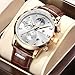 LIGE Reloj Hombre, Correa de Cuero Relojes Hombre Imagen de LIGE Reloj Hombre, Correa de Cuero Relojes Hombre