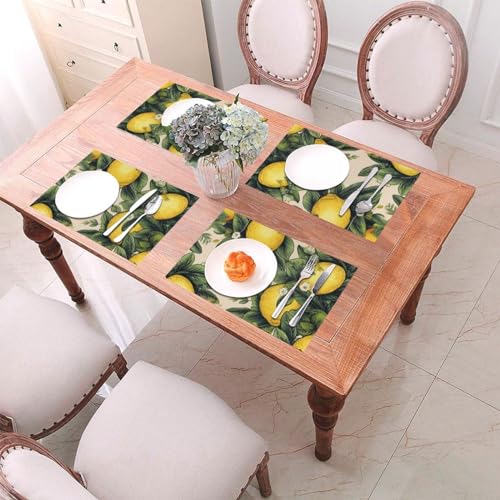 Set de table antidérapant protégeant de la chaleur pour repas sans tache - 8