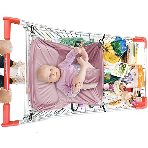 HMOCK Baby Shopping Cart Hammock for Infants - Grocery Cart Cover, Newborn Essentials Carrier