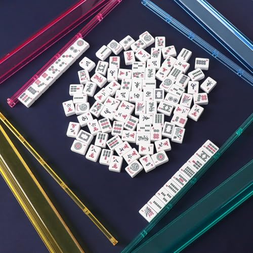 Juego de Mesa American Mahjong con 166 Fichas y Accesorios miniatura 7