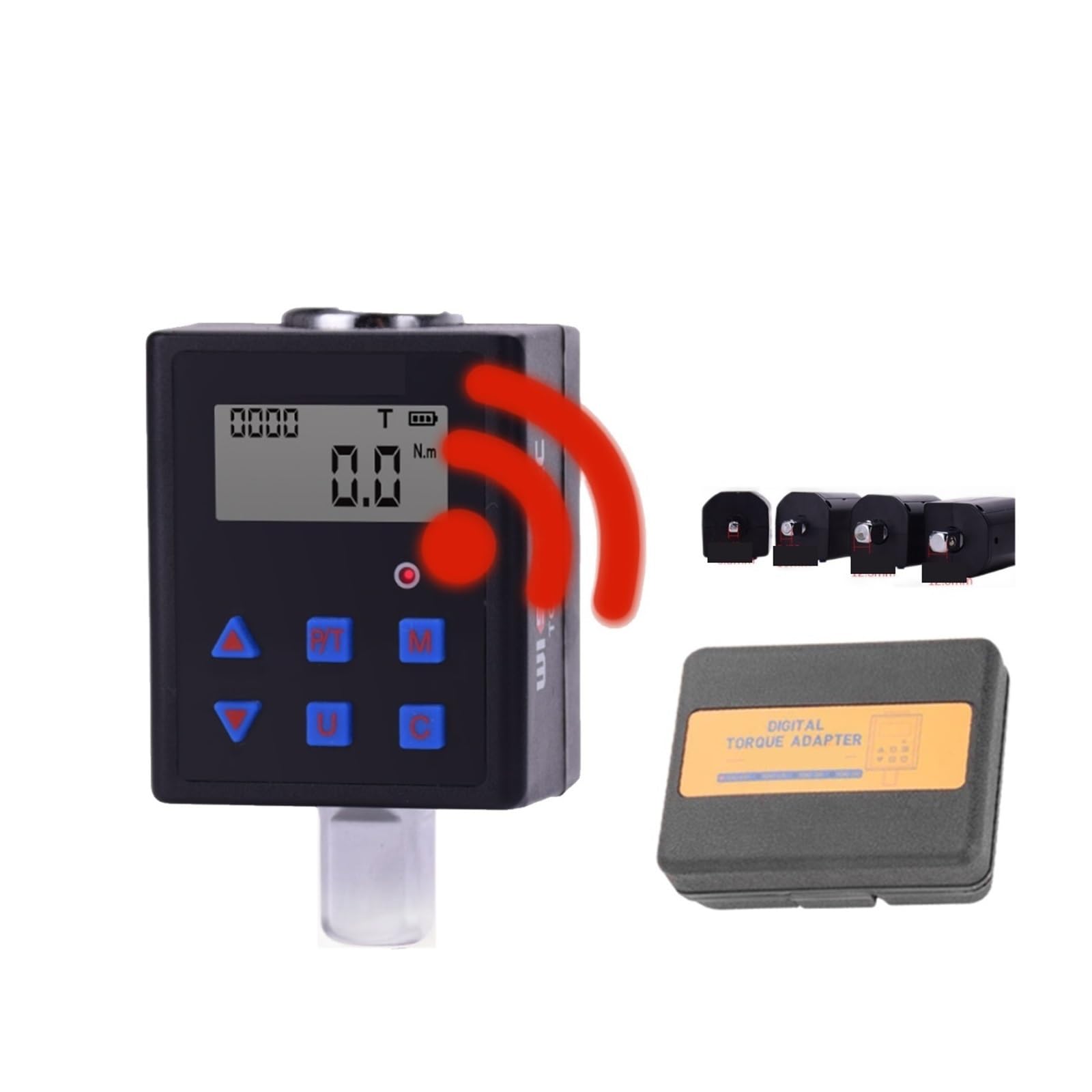 Llave Dinamométrica Digital Medidor de Torque Digital 3/8 "1/4" 1/2 ", probador mesa, llave, medición 200Nm, accesorios mecánica trinquete externo(A TQA2-135)