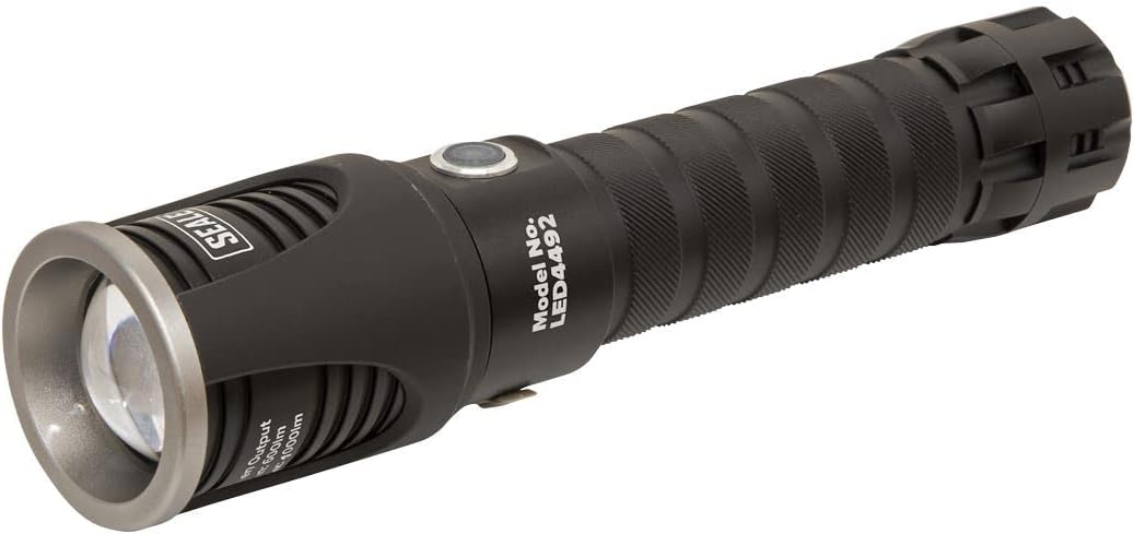 Sealey LED4492 10W CREE XM-L LED Rechargeable Aluminium Torch - Adjustable Focus