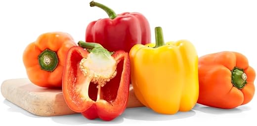 Organic Rainbow Bell Peppers, 32 OZ