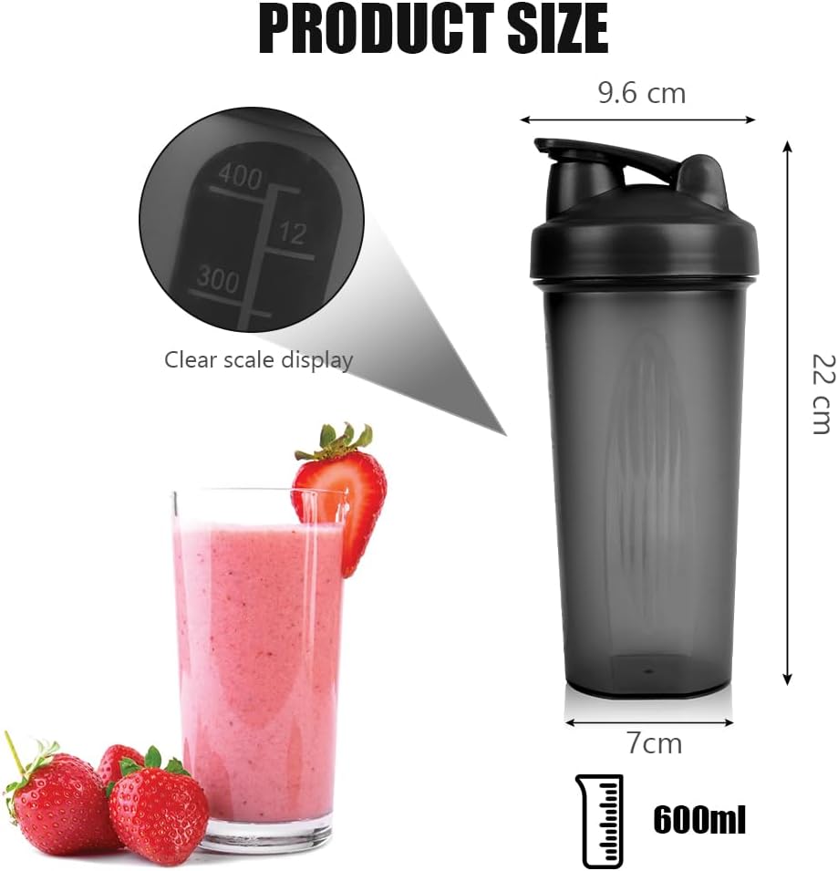 Detailné vlastnosti protein shakera a odmerka