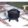Amazon Basics 27 inch Steel Round Lattice Fire Pit