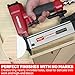 KEENTECH Pneumatic Pin Nailer 23 Gauge, Pin Nail Gun with 2160pcs 1/2