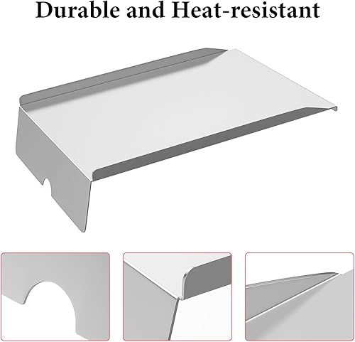 Miniatura 4 de Kit de bandeja de goteo, deflector de calor y forros de bandeja de grasa para parrillas de pellets Traeger Pro 22 Series, reemplazo de bandeja de