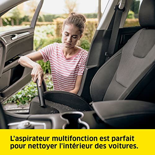 Kärcher Aspirateur Multifonction WD 2 Plus V-12/4/18/C, Fonction Soufflerie, Puissance : 1000 W, Cuve PVC : 12 l, Flexible : 1,8 m, avec Filtre Cartouche, Sachet Filtre Ouate, Suceur Sol/Fentes - Image 7