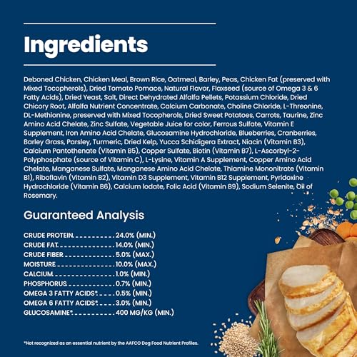 Image of Blue Buffalo Life Protection Formula Chicken & Brown Rice Small Bite Adult Dry Dog Food, Supports Immunity with Antioxidant-Rich LifeSource Bits, Promotes Healthy Muscles, Skin & Coat Health, 34 lbs.