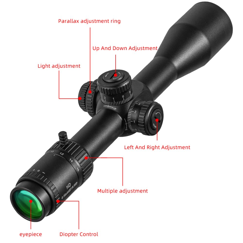 SPINA OPTICS lunette de visée tactique 2.5-10x40 de Laser rouge holographique LIVRAISON GRATUITE - Lunettes de tir et tactique (7551428