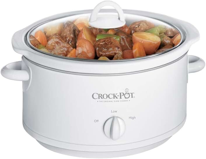 white slow cooker
