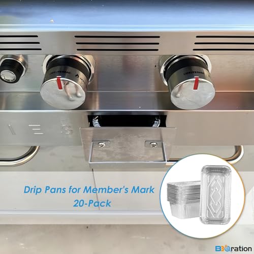 Image of 20-Pack Aluminum Drip Liner for Members Mark Grill Parts