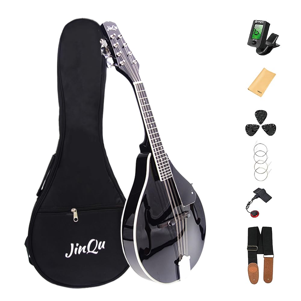 Amazon | JinQu Model A マンドリン楽器 初心者 子供 大人用 8弦