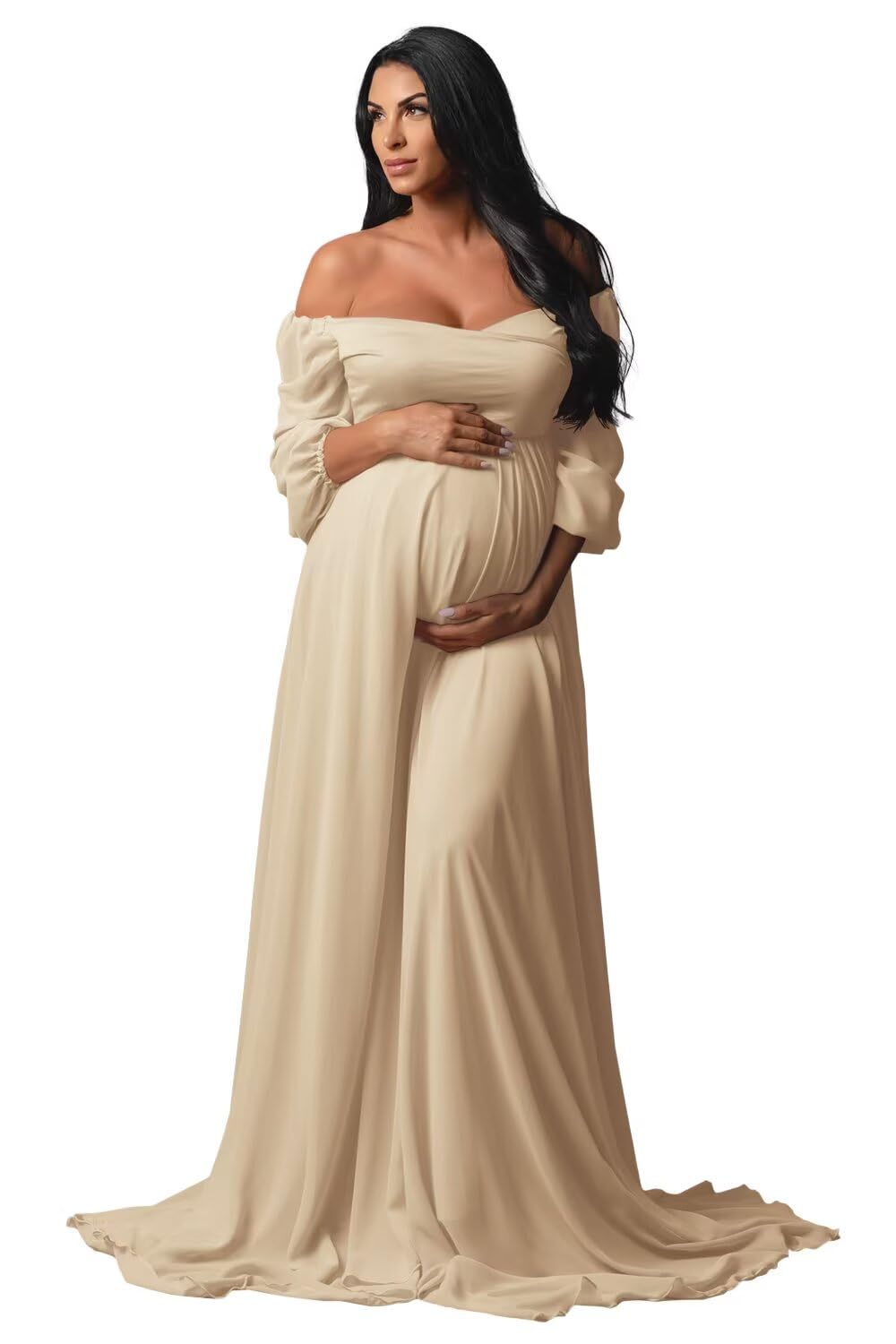 Fivsole Chiffon Maternity Dress