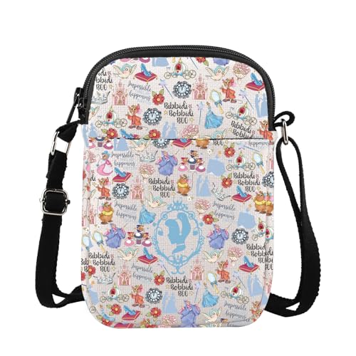 G2TUP Princess Crossbody Bag Fairy Tale Princess Gifts Jaq & Gus Gift Princess Movie Shoulder Bag