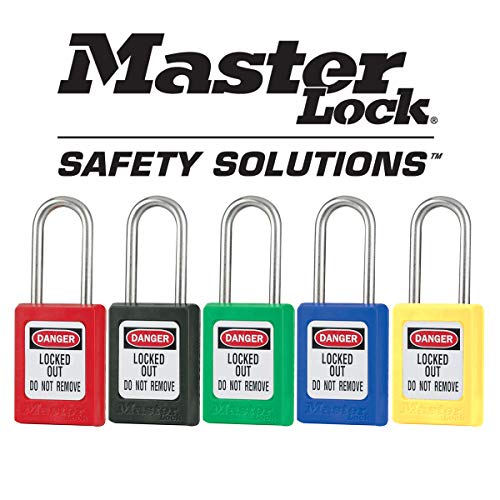 Image of Lockout Padlock, KD, Red, 3 /16 in. Dia.