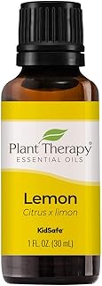 Plant Therapy Lemon Essential Oil 30 mL (1 oz) 100% Pure, Undiluted, Natural Aromatherapy, Therapeutic Grade