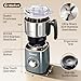 800g Grain Mill Grinder High Speed Electric Stainless Steel Spice Flour Mill Herb Grinder Machine with Detachable Bowl for Dry Wheat, Nuts, Corn, Pepper and Coffee Beans