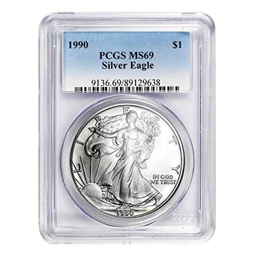 1990 American Silver Eagle ASE $1 MS-69 PCGS
