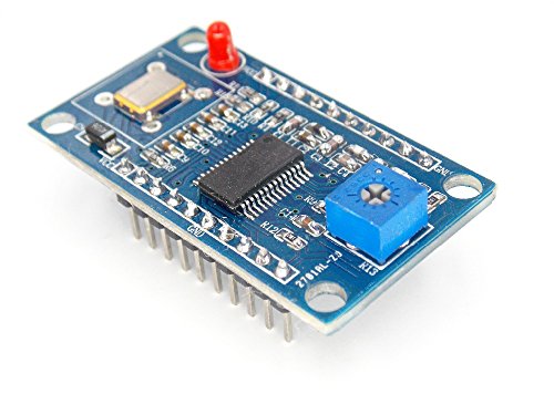 Image of 1PCS DDS Signal Generator Module 0-70MHz AD9851 /AD9850 2 Sine Wave and 2 Square Wave AD9851 IC 30MHZ Crystals (AD9851 with Light)
