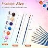 10 Pack Mini Acrylic Paint Set,12 Colors Acrylic Paints Strips for Kids&Adults Craft Paint,140 PCS Kids Painting Kit Container Strips Storage, Perfect for Home Birthday Classroom Party Favors…… #1