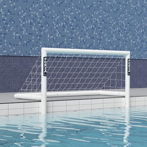FORZA PVC Water Polo Goal - 3X Durable uPVC | Regulation Sizes (Single Junior Training Goal)