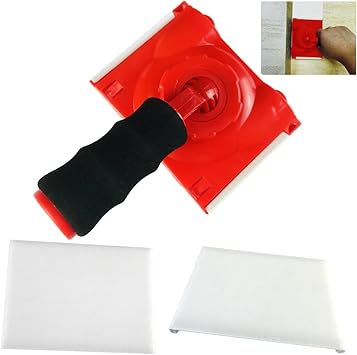 RSL43 Paint Edge Trimmer Plus Two Replace Pads | Corner Walls & Ceilings Pad Painter | Paint Pad Applicator | Edge Painting Tool with Painters Pad Refills | Paint Edger for Wall Painting