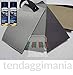 Kit Rivestimento Tessuto cielo Tetto auto + COLLA Alte temperature SPRAY BERNER (TESSUTO 2,5 MT + 2 COLLE SPRAY, 1420 PIOMBO)