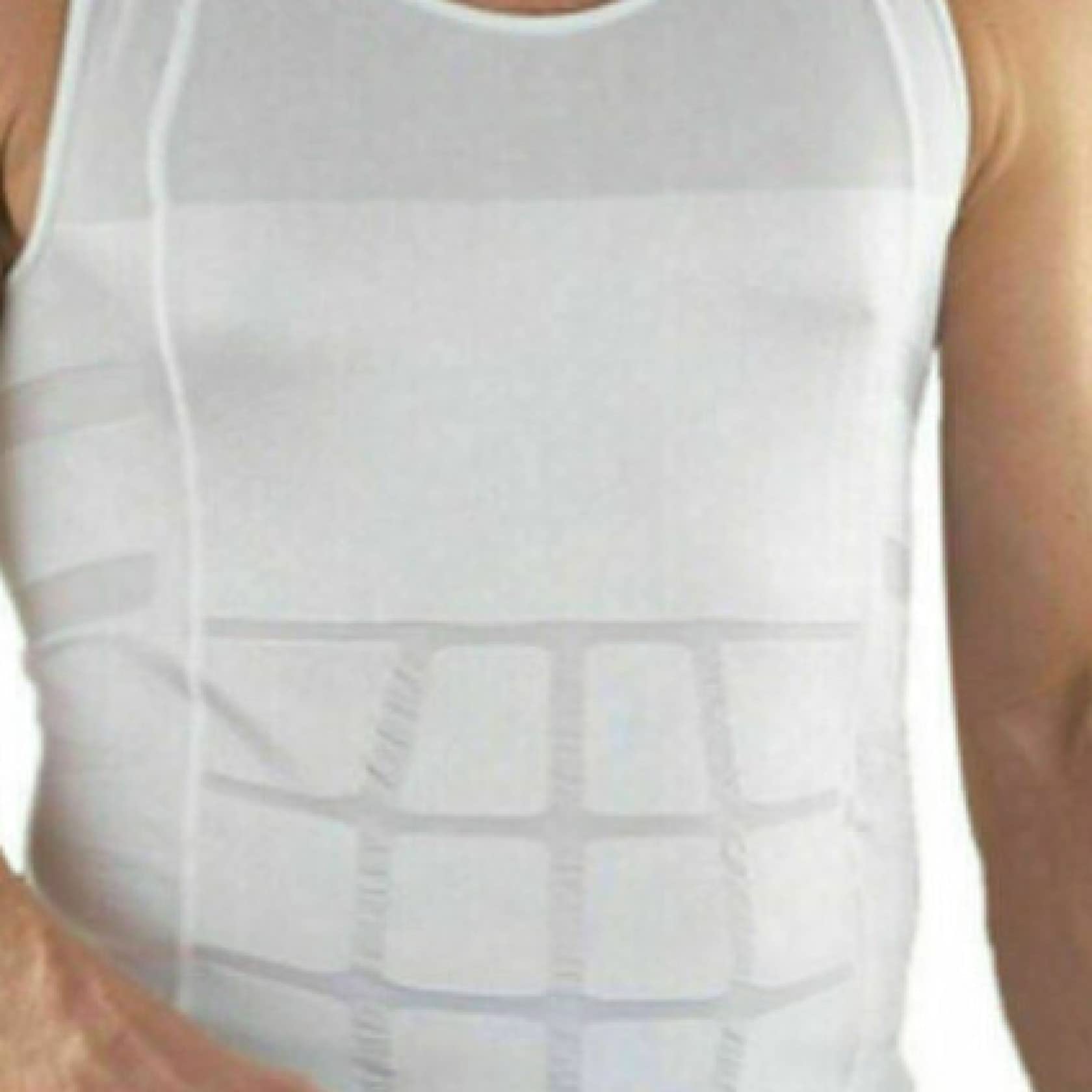 Camisas de compresión sin Mangas para Hombre, Moldeador de Cuerpo Transpirable, Cuello Redondo, Control de Barriga, Camisetas Interiores para Entrenamiento