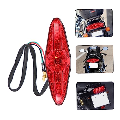 OUNONA luz traseira da motocicleta luz de freio traseira da motocicleta acessórios de ciclismo farói
