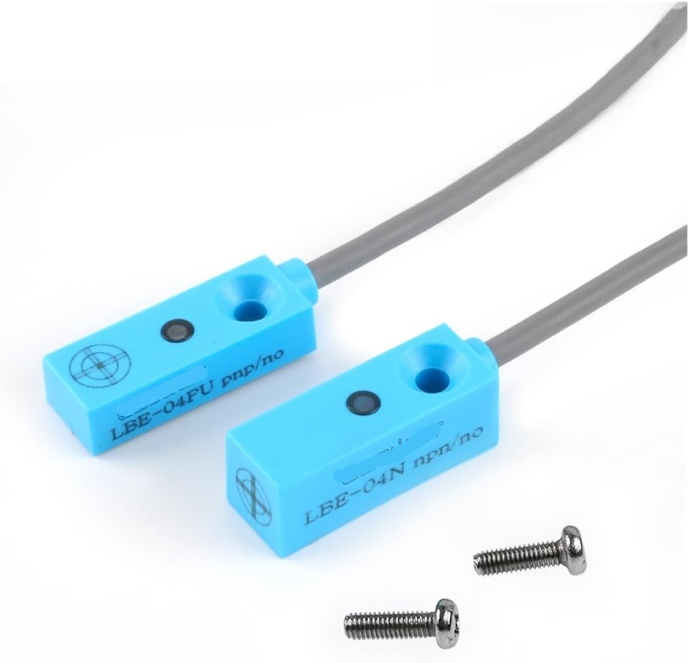 IP68 4mm Small ABS housing Non-Flush inductive Proximity Detection Switch Sensor LBE-04 Suitable for PLC NPN/PNP DC 12V 24V(10x6mm,NPN NO)