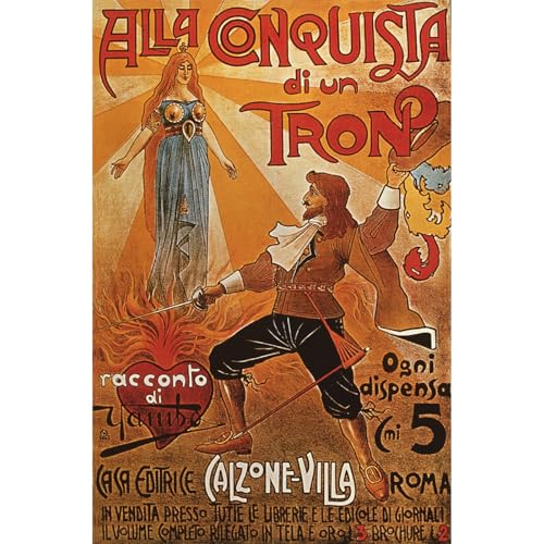 Impression sur toile Alla Conquista di un Tron 127x101.6 cm décoration murale grand format