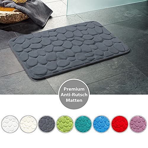 PANA Memoryschaum Badematte in versch. Farben • Badteppich aus weichen Mikrofasern - rutschfest & waschbar… – Bild 8