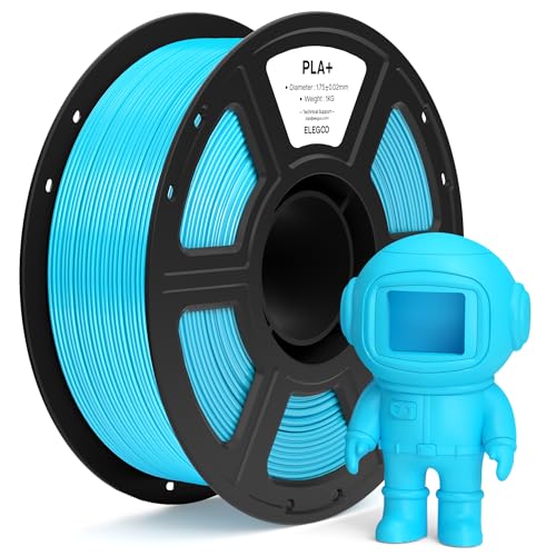 ELEGOO PLA+ 3D Printer Filament 1.75mm Sky Blue 1KG