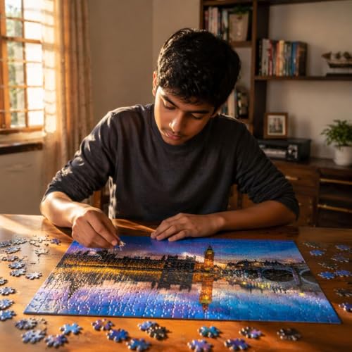 Image of 300 Piece Wooden Puzzle Big Ben,London | 300 Piece Puzzle for Kids & Adults | Improves Your Child Brain Power, Focus & Memory, Gift for Age 8+ Year
