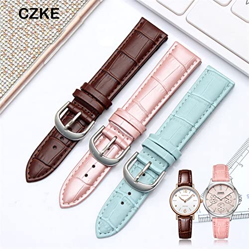 Bracelet de montre cuir véritable femme 18mm PURYN agate interchangeable - 5