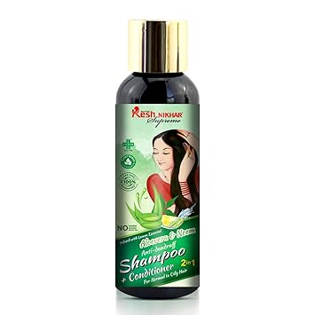 Kesh Nikhar Anti Dandruff 2 IN 1 Shampoo, 500ml For Dry Scalp, with Goodness of Alovera & Neem Mild Daily Shampoo for Smooth & Frizz Free Hair - For Men & Women - 500ML